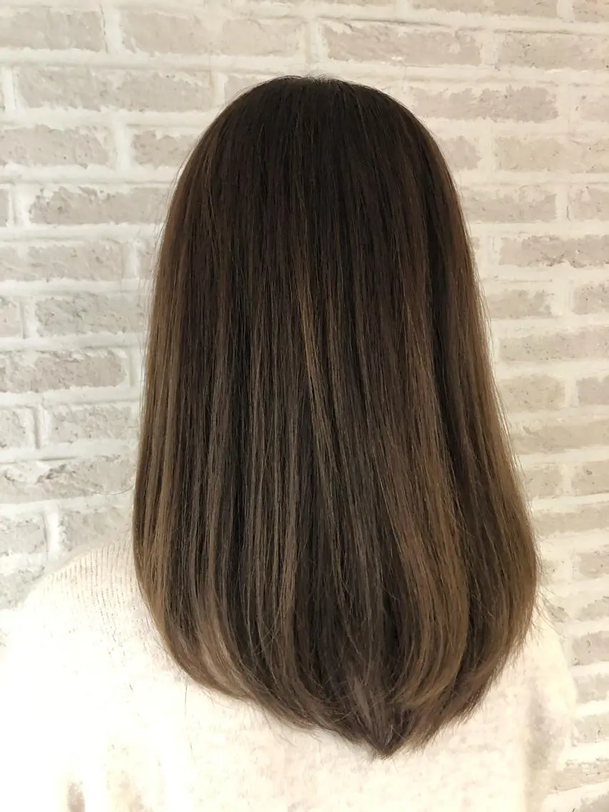 ロング カラー 北岡 慶子 大宮駅西口徒歩3分のヘアスタイル