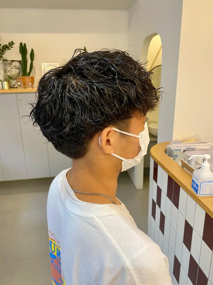 パーマ 石川 尚哉のヘアスタイル