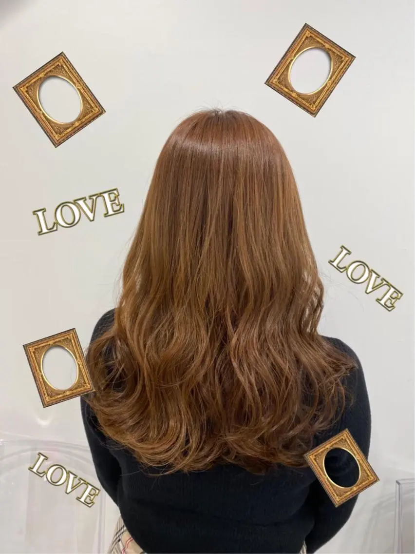 セミロング カラー ヘアアレンジ カット ヘアカラー トリートメント ヘッドスパ ヘアセット 💍Story川越 オフィシャル💍のヘアスタイル