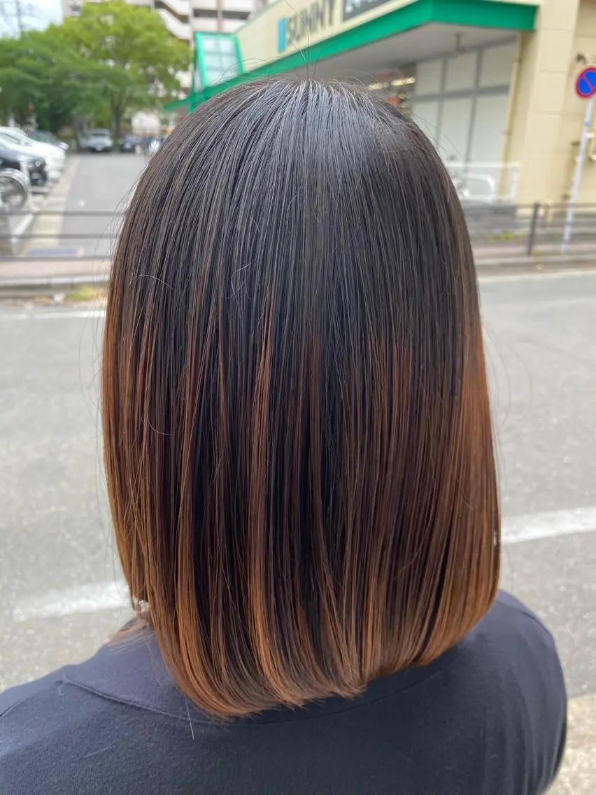 ミディアム jill by gisel＿のヘアスタイル