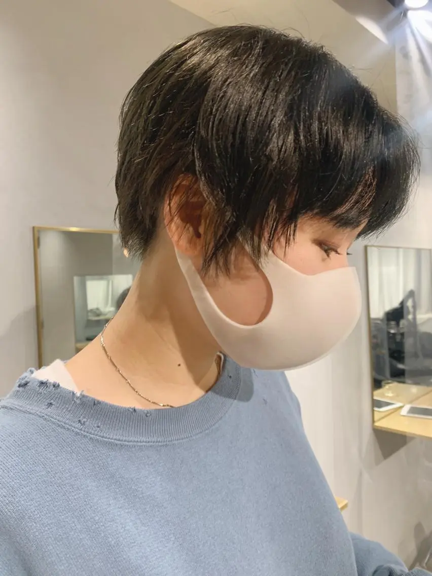 ショート パーマ ボブパーマコテ巻き風 パーマNo1深江秀平のヘアスタイル