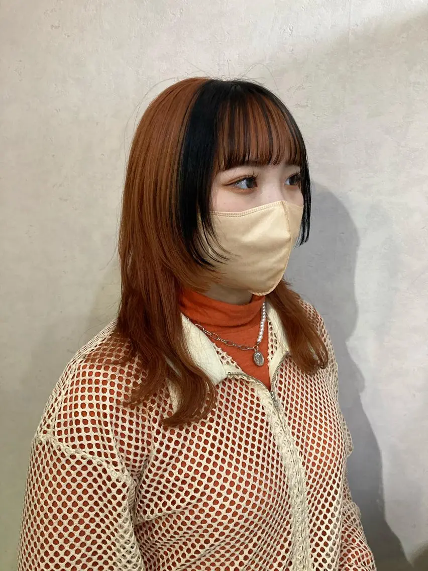 ロング カラー ウルフカット 🌸髪質改善特化🌸 店長　ゆうやのヘアスタイル