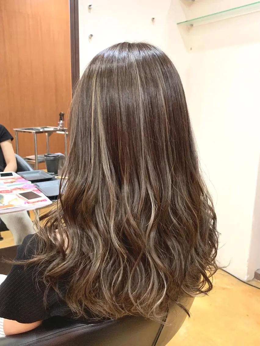 ロング カラー 韓国レイヤーカット★ 小林大樹のヘアスタイル