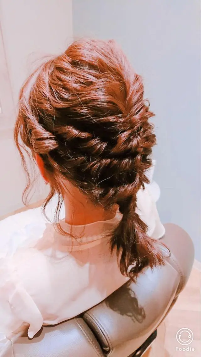 ヘアアレンジ 髪の再生請負人 矢野雄三のヘアスタイル