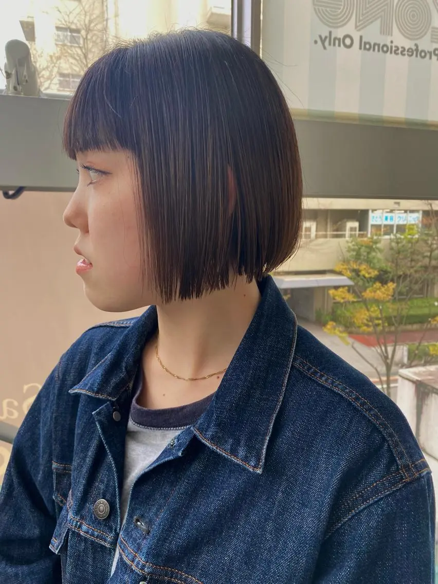 ショート ボブ ショートヘア LUVISM新潟🎀 透明感カラー/ミユのヘアスタイル
