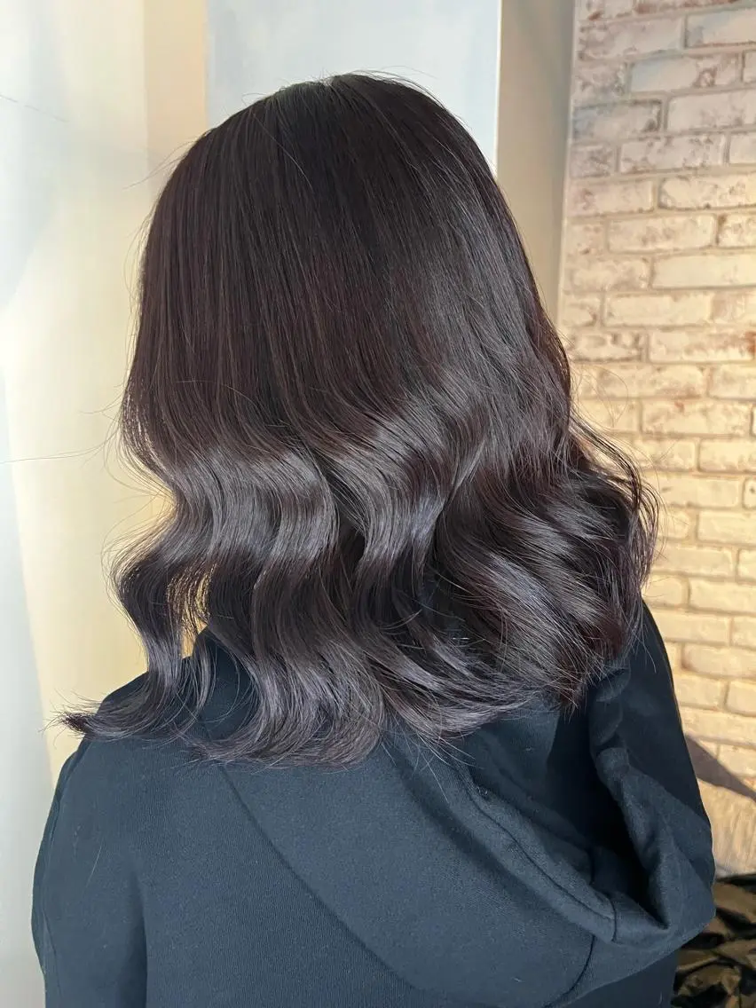 セミロング カラー 透明感カラー イルミナカラー ラベンダーカラー トリートメント ヘアカラー 【N°deseo】 Hiromi🦋のヘアスタイル