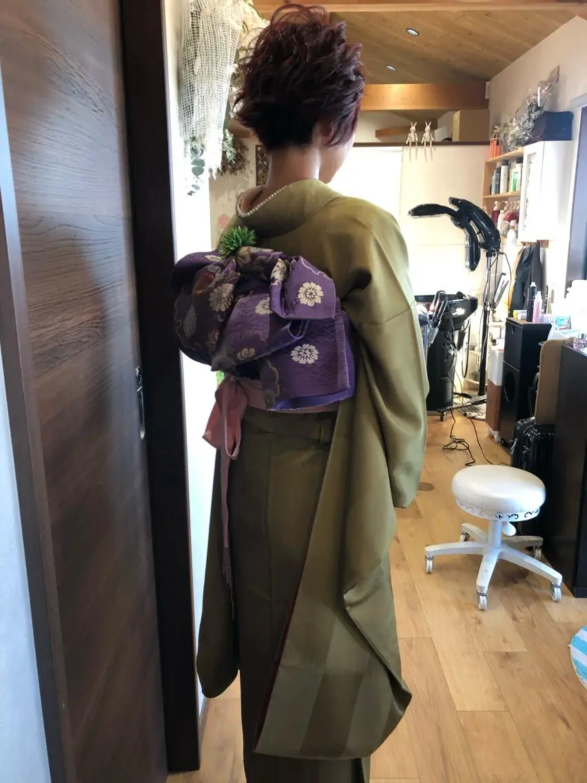 ショート ヘアアレンジ 成人式 田中 佐枝子のヘアスタイル