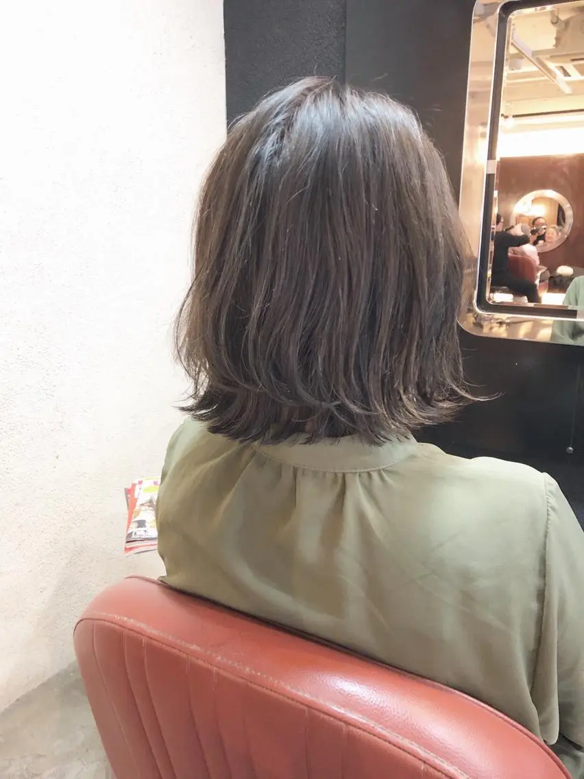 ミディアム カラー 髪質改善/艶髪/ 木山ゆかりのヘアスタイル