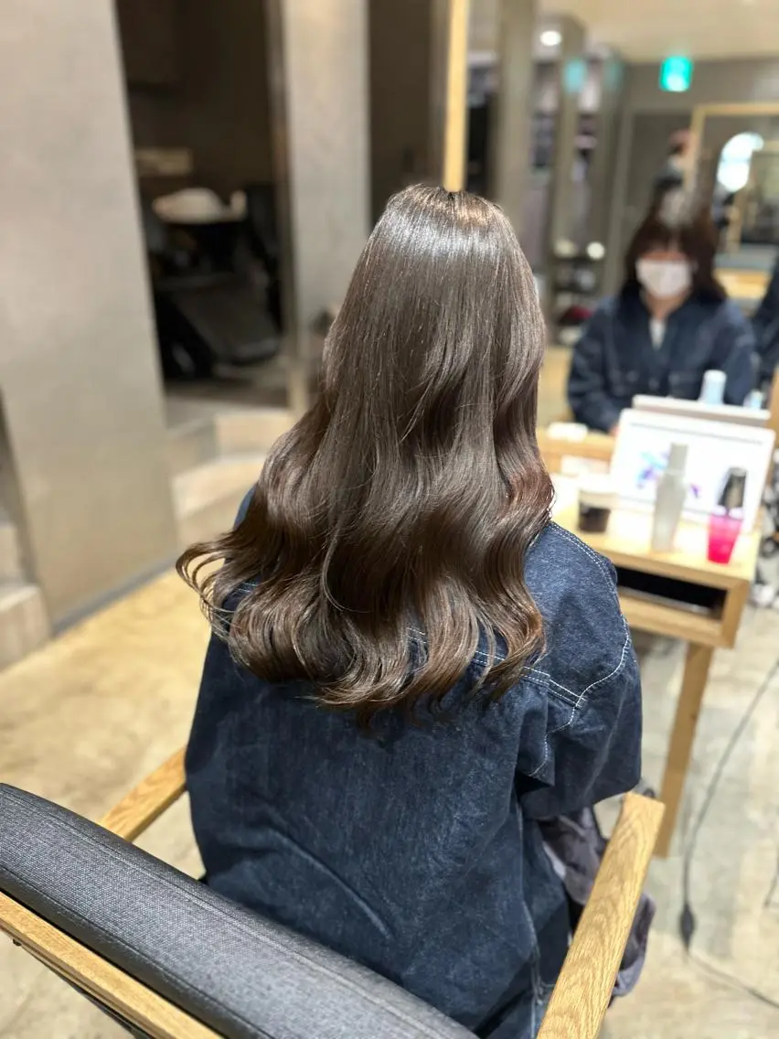 ロング カット ヘアカラー DAICHI inity心斎橋のヘアスタイル