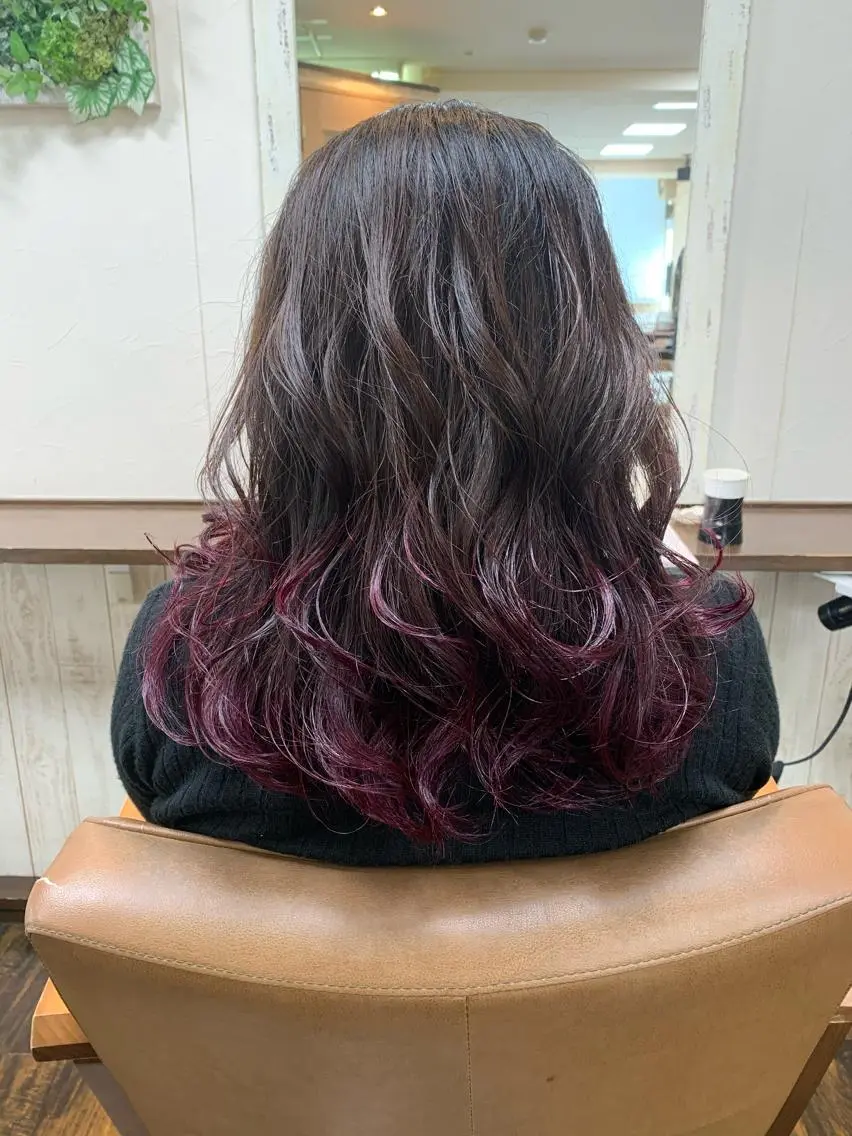 ロング カラー グラデーションカラー ヘアカラー トリートメント est  店長 ✂︎高橋✂︎のヘアスタイル
