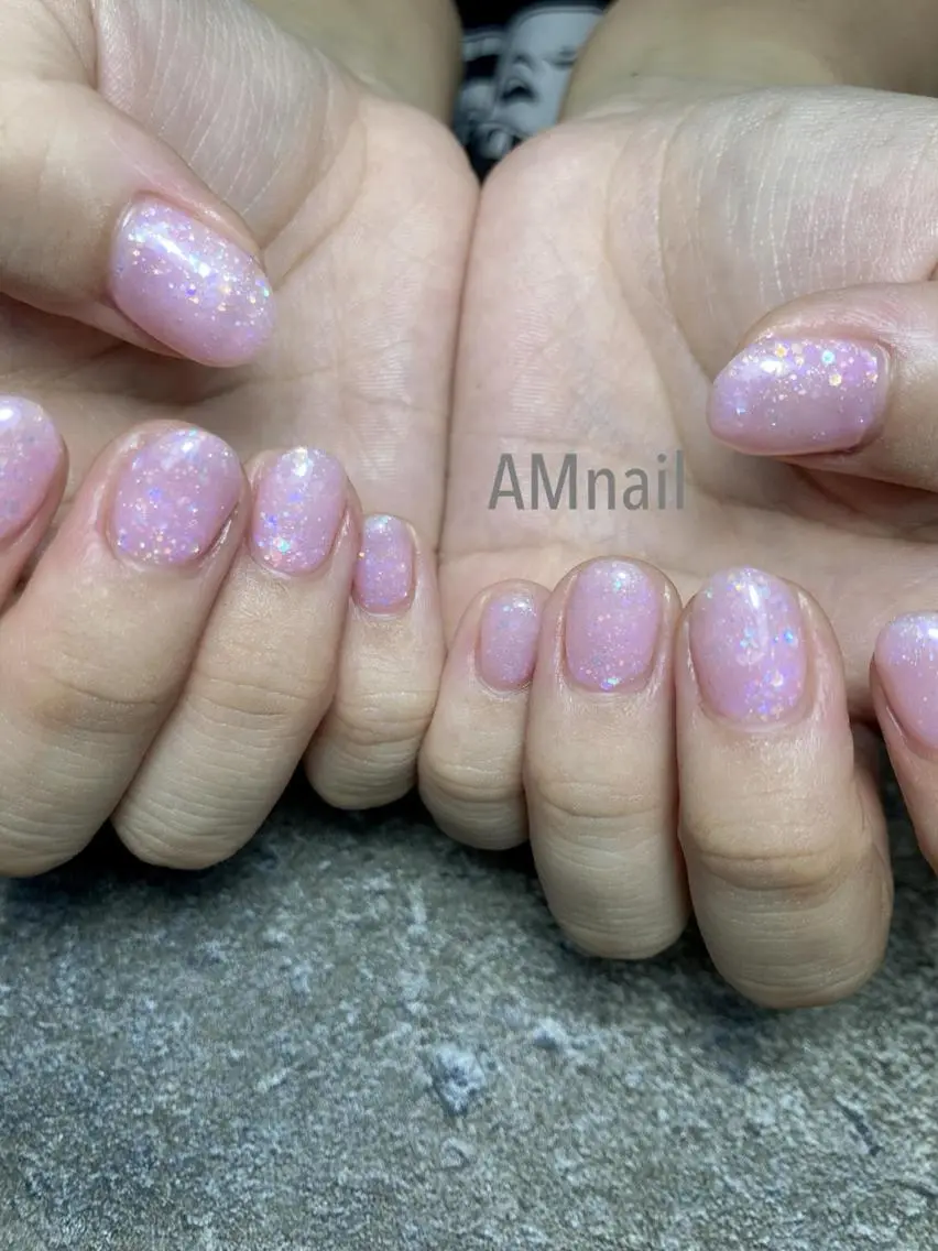 ネイル オフィスネイル ワンカラーネイル シンプルネイル ハンドネイル Am:nail 柏 SUE（スゥ）のネイルデザイン