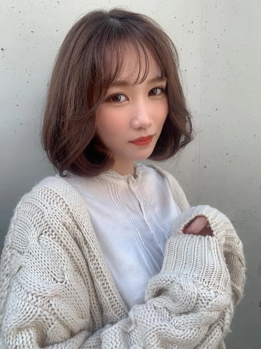 ミディアム カラー 縮毛矯正特化✂︎ YUKAのヘアスタイル