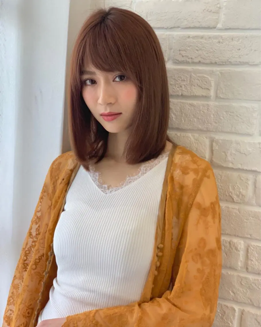 ミディアム 増田 晃士のヘアスタイル