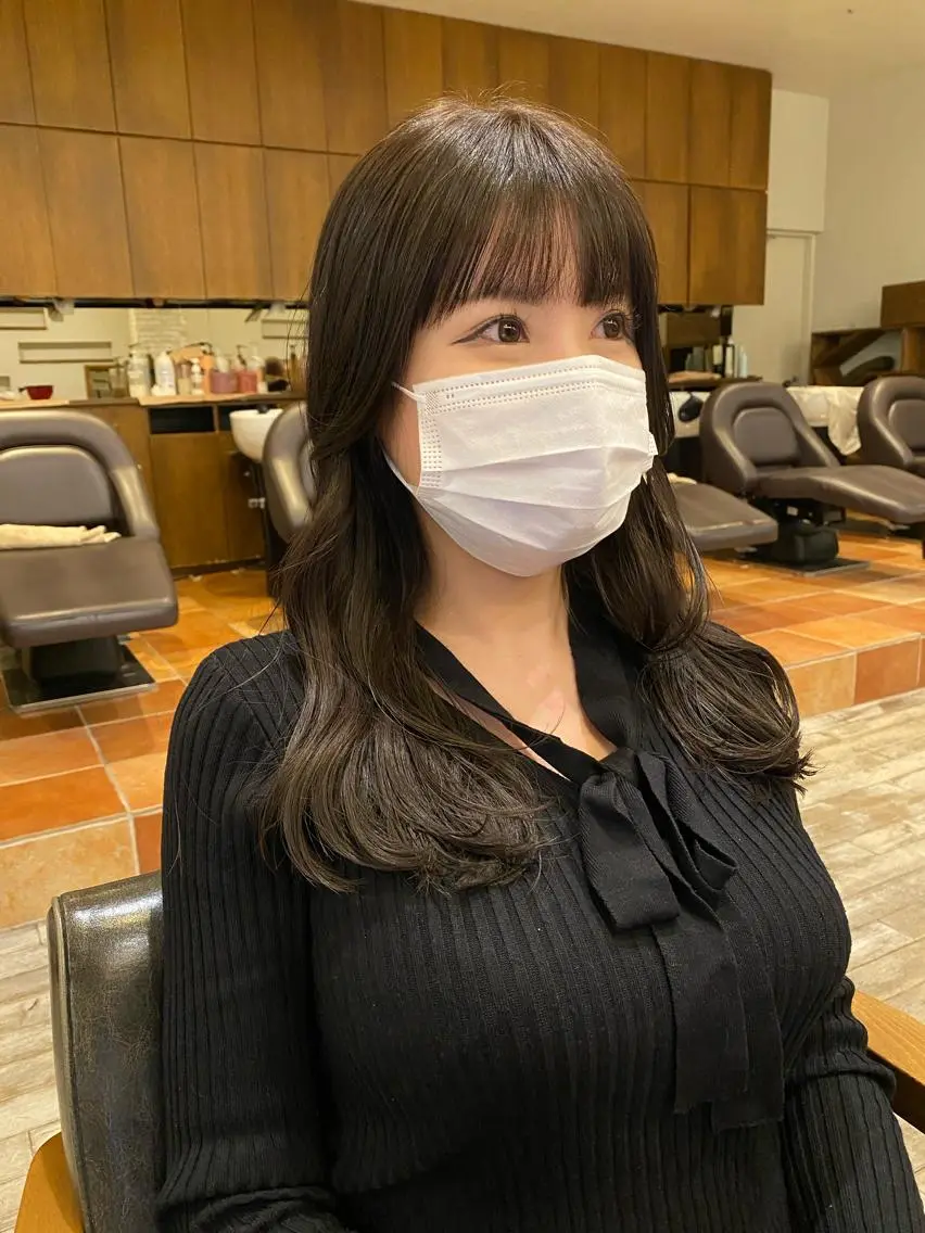 ロング 髪質改善 トリートメント 栗原 瑞稀のヘアスタイル