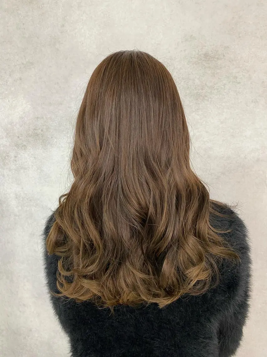 ロング カラー 髪質改善 レイヤーカット トリートメント カット ヘアカラー トリートメント 統括マネージャー/ 髪のドクター/前原悟のヘアスタイル