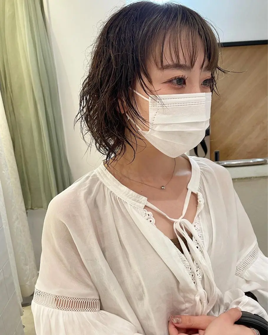 ショート くせ毛 カット トリートメント 村上雅人 ナチュラルモードのヘアスタイル
