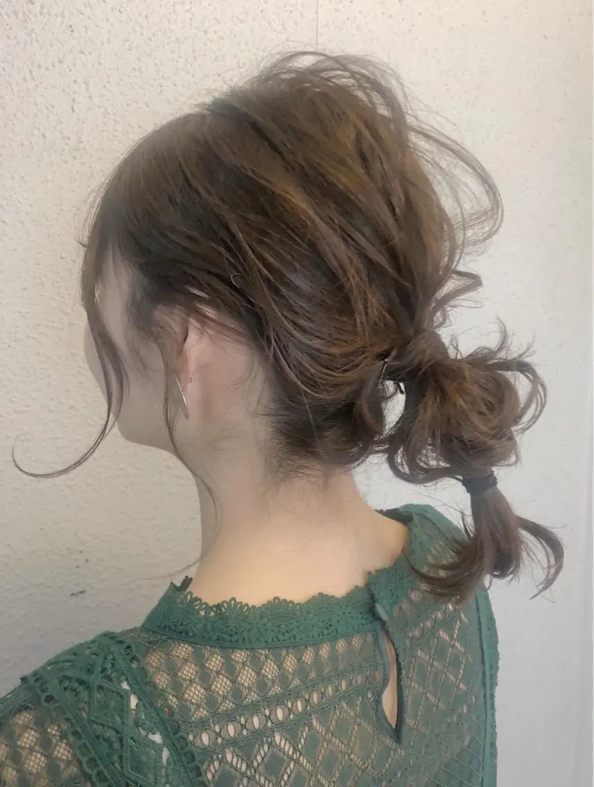 ヘアアレンジ 白髪に寄り添う美容師 オギノミワコですのヘアスタイル