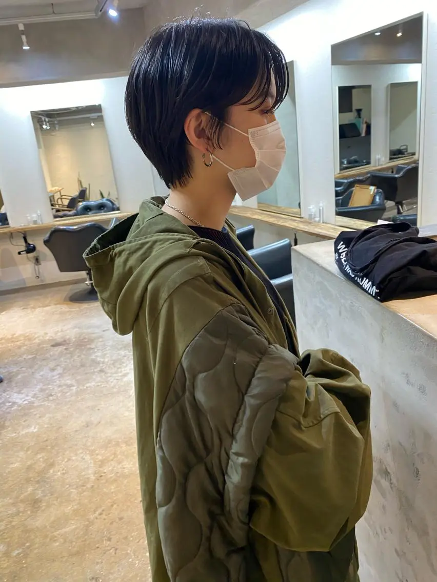 ショート カラー パーマ ヘアアレンジ メンズ キッズ ネイル マツエク・マツパ アイブロウ ショートヘア ショートネイル カット 🧼柴田 健太郎🧼のヘアスタイル
