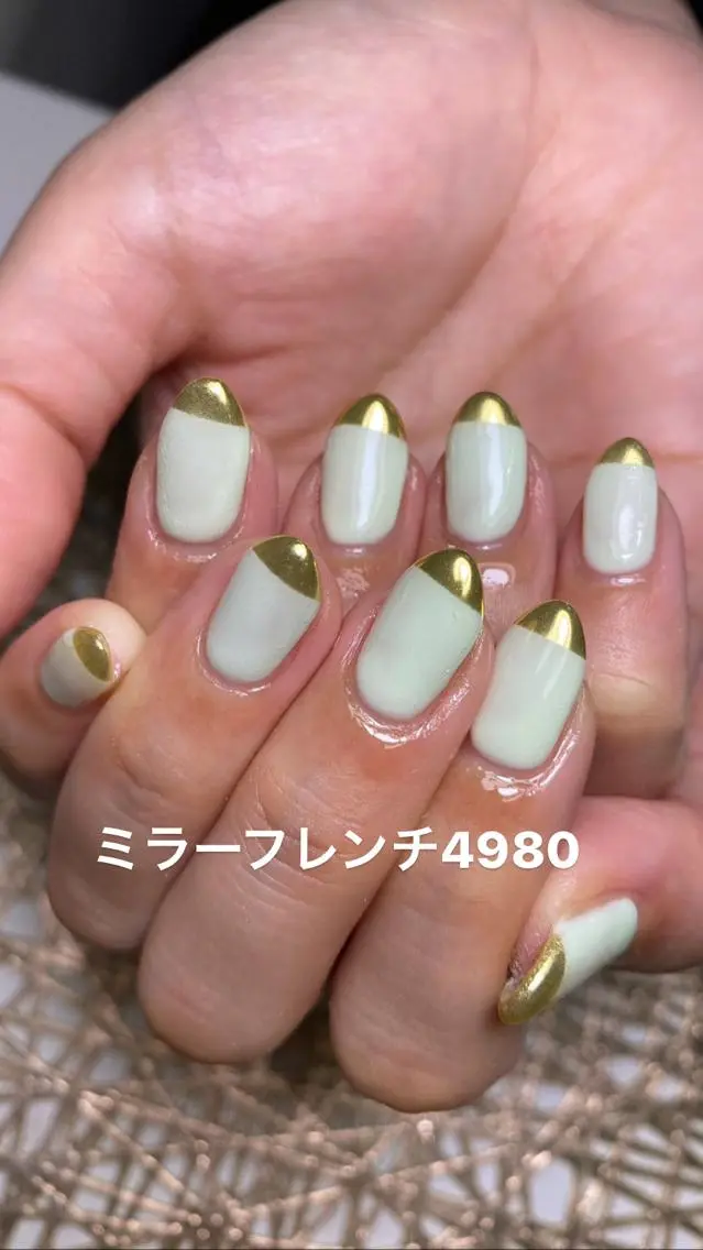 ネイル アートネイル フレンチネイル ワンカラーネイル ストーンネイル 艶々の美爪を〜 【リリアーナ】のネイルデザイン