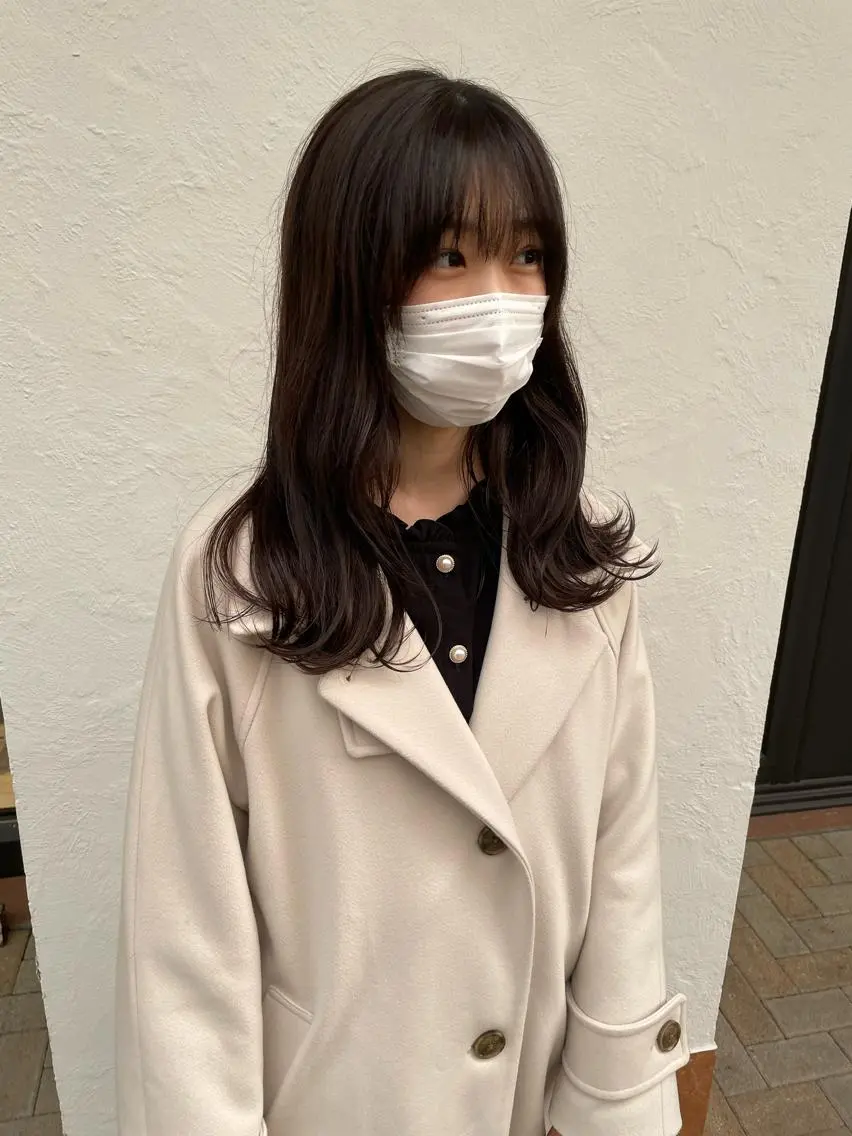 ロング 亀川蓮 Agu hairのヘアスタイル