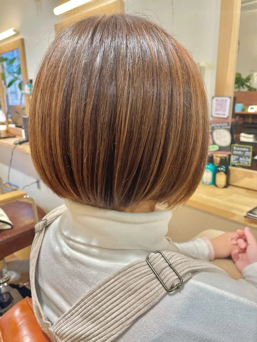ショート ボブ 桑原 美夜里のヘアスタイル