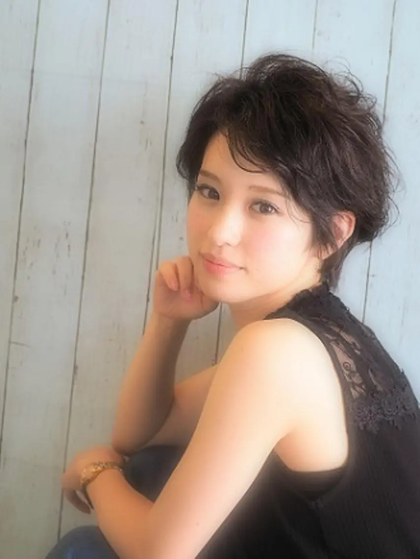 ショート カラー ショートヘア カット ヘアカラー トリートメント grand juteのヘアスタイル