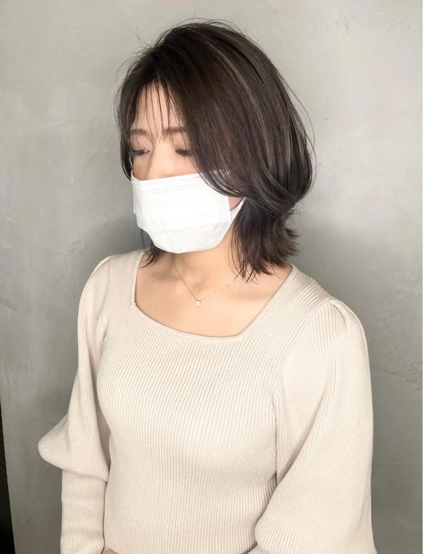ショート ボブレイヤー ボブ くびれヘア レイヤーカット YUKI / レイヤーカット🤍のヘアスタイル
