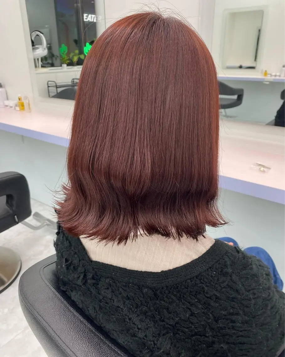 セミロング カラー ヘアアレンジ ヘアカラー トリートメント ブリーチなしの達人 🌈KAITOのヘアスタイル