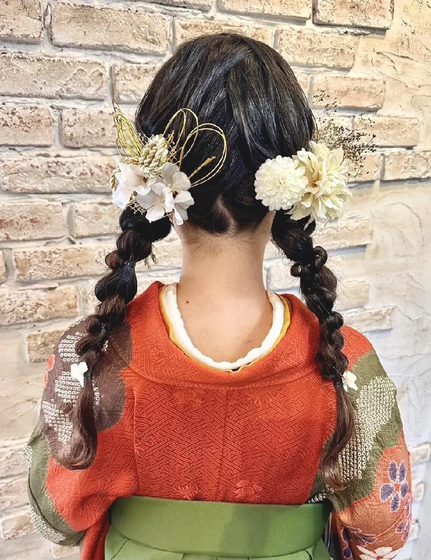 ヘアアレンジ 卒業式のヘアスタイル ヘアセット Babylone hair&makeのヘアスタイル