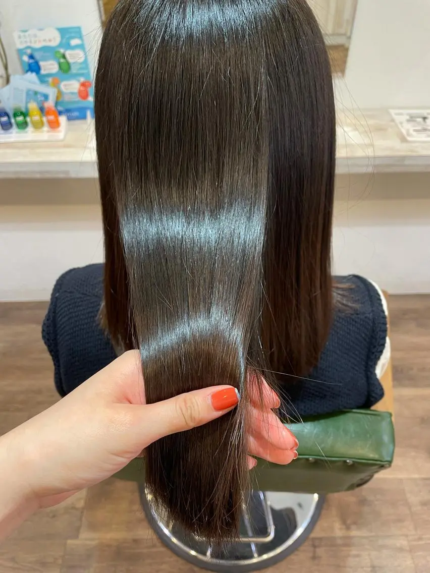 ロング トリートメント 酸熱トリートメント m ā l o.🌷 サカモトマイコのヘアスタイル