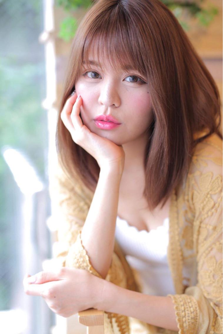 セミロング 小川 海のヘアスタイル