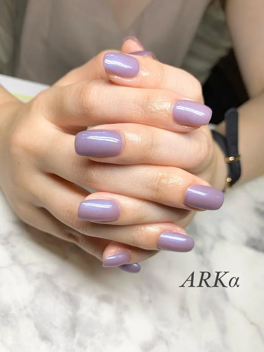 ミディアム ネイル ハンドネイル Nailsalon ARKαのネイルデザイン