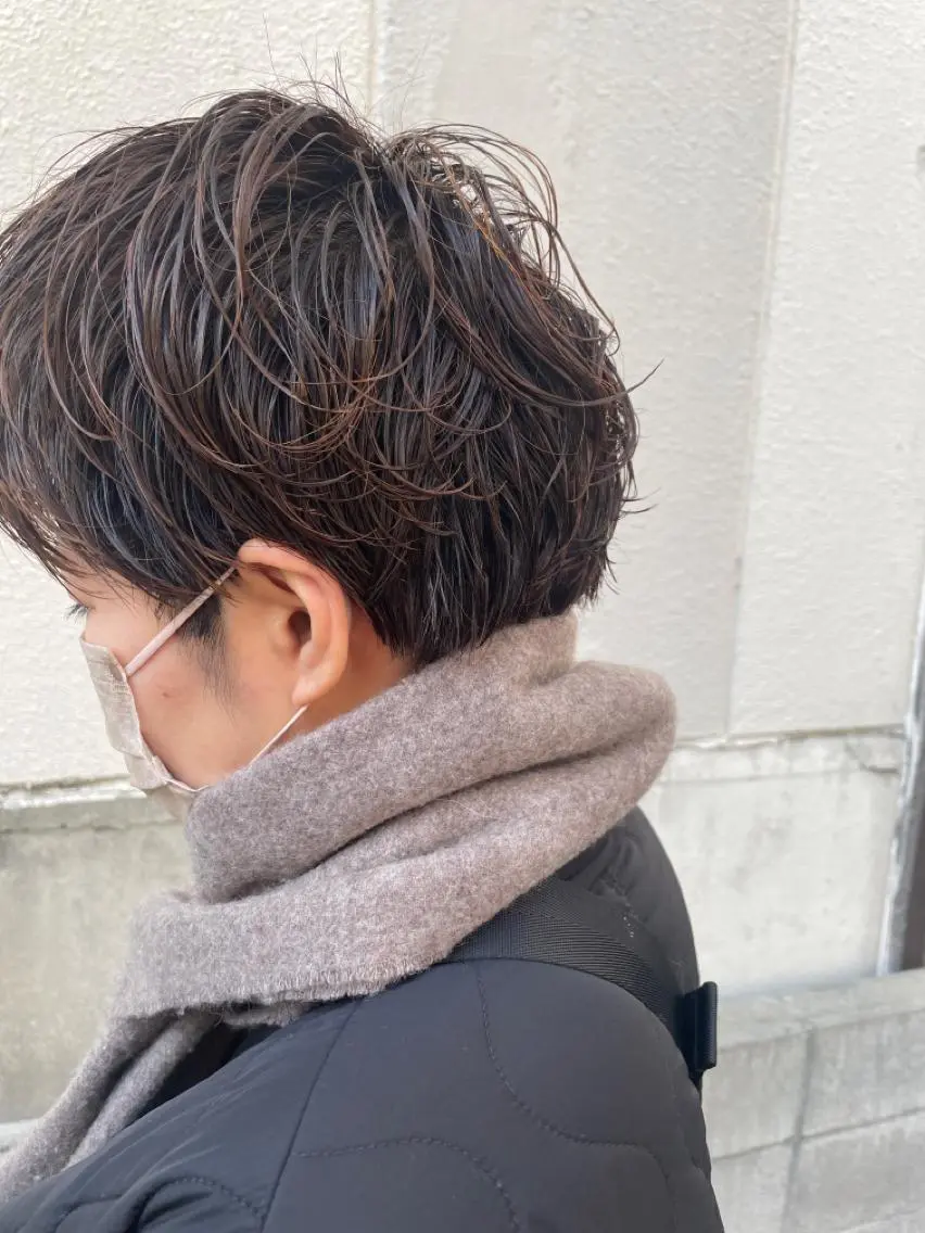 ショート ベリーショート ショートヘア カット ayane⭐️ボブ・ ショート・パーマのヘアスタイル