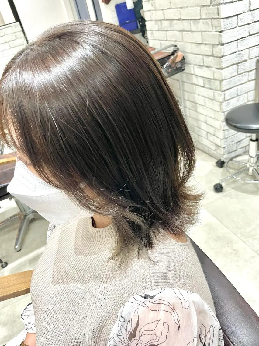 ミディアム カラー ヘアカラー カウンセリング重視 🌿Tsuyukiのヘアスタイル