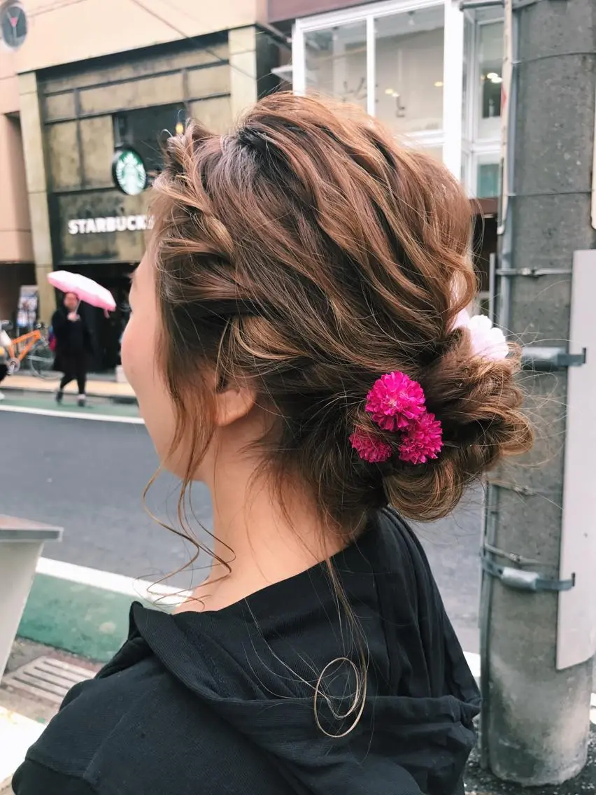 ロング 卒業式のヘアスタイル 岩田菜央 《武蔵小杉》のヘアスタイル