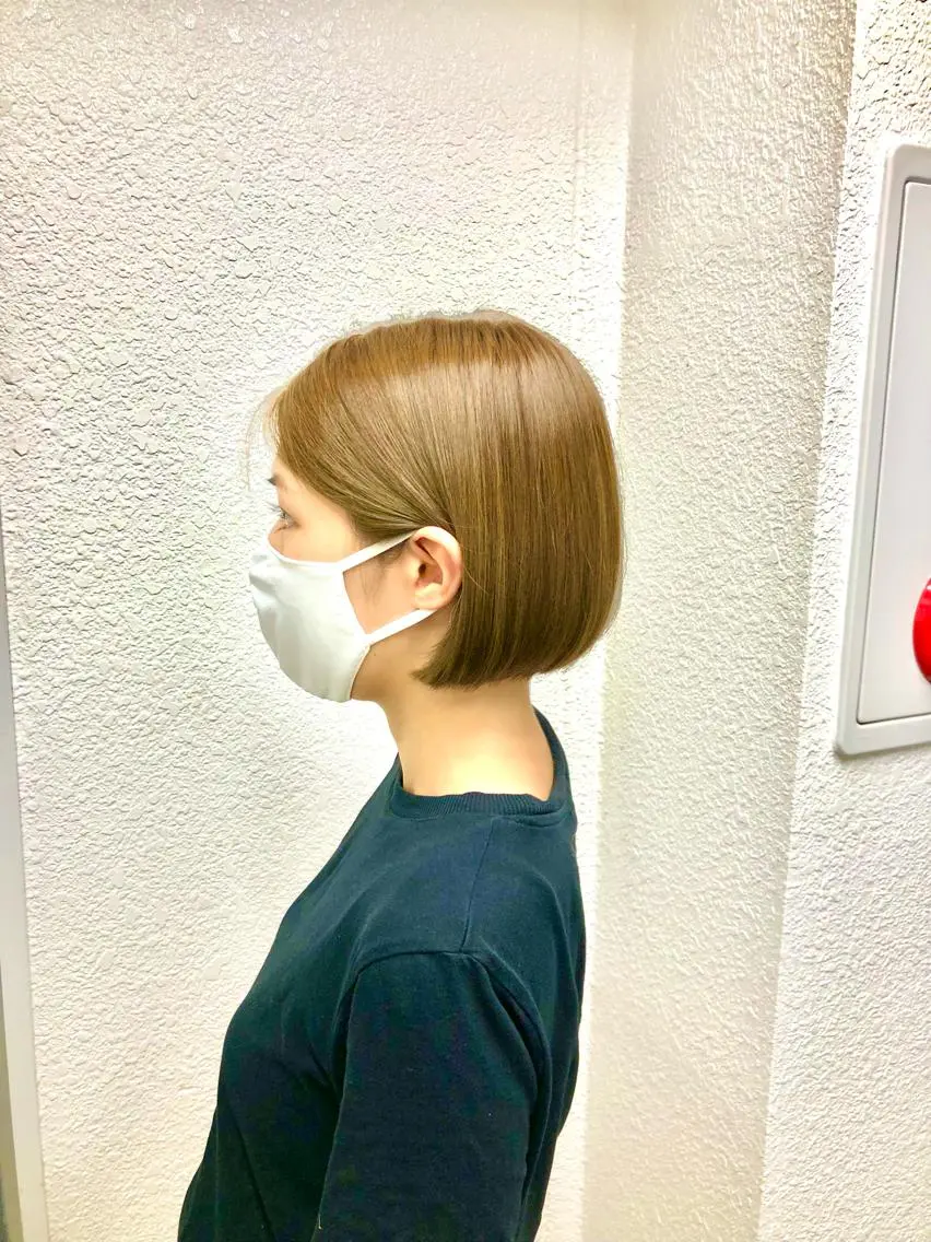 ショート ボブ 成田 和樹のヘアスタイル
