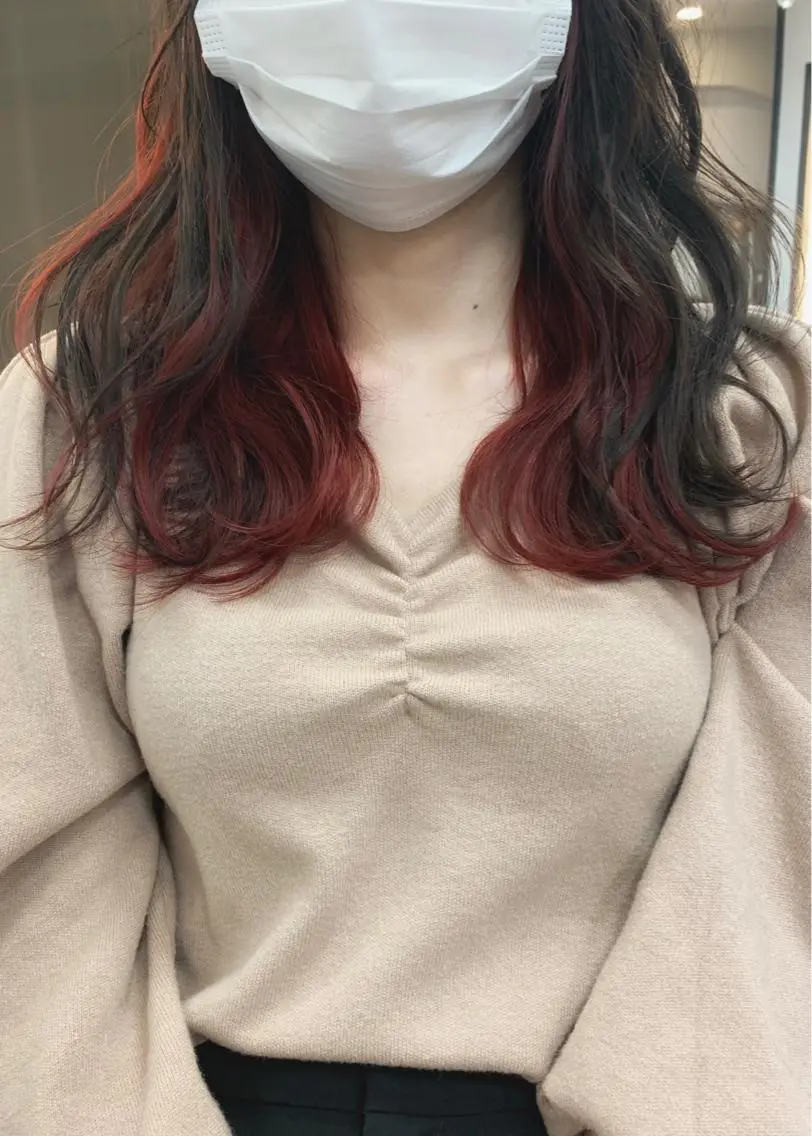 セミロング カラー ヘアカラー トリートメント 矢野 晃平のヘアスタイル