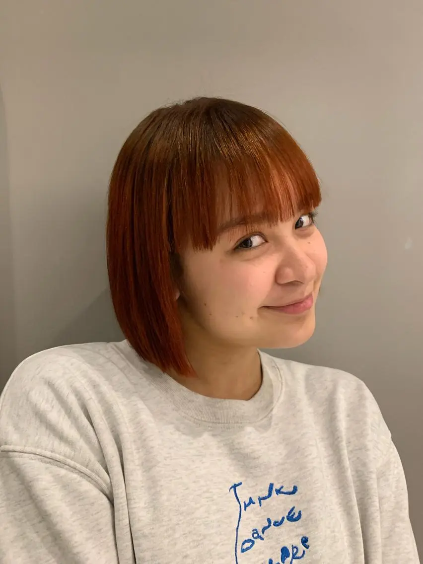 ショート カット ヘアカラー ヘッドスパ なかの りなのヘアスタイル