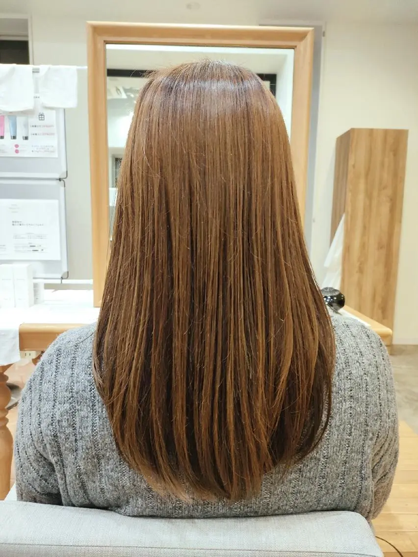 ロング ロング 🍎オオバ アカリ🍎のヘアスタイル