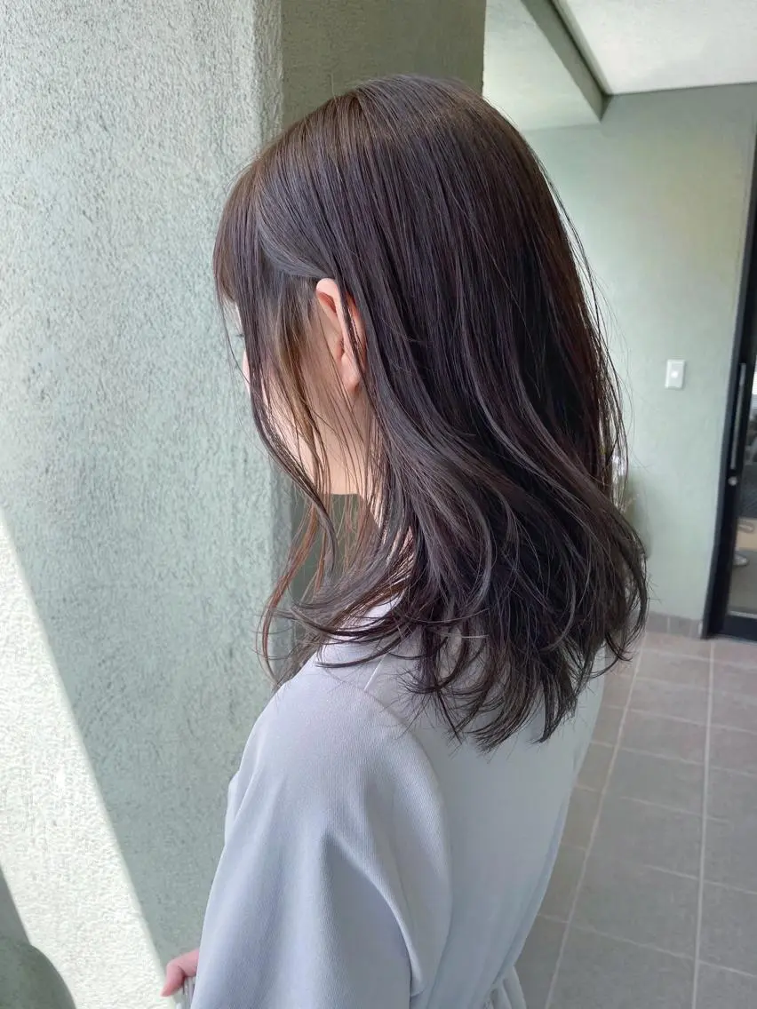 ミディアム カラー カット 縮毛矯正 トリートメント HIROKI ”博多 /ボブのヘアスタイル