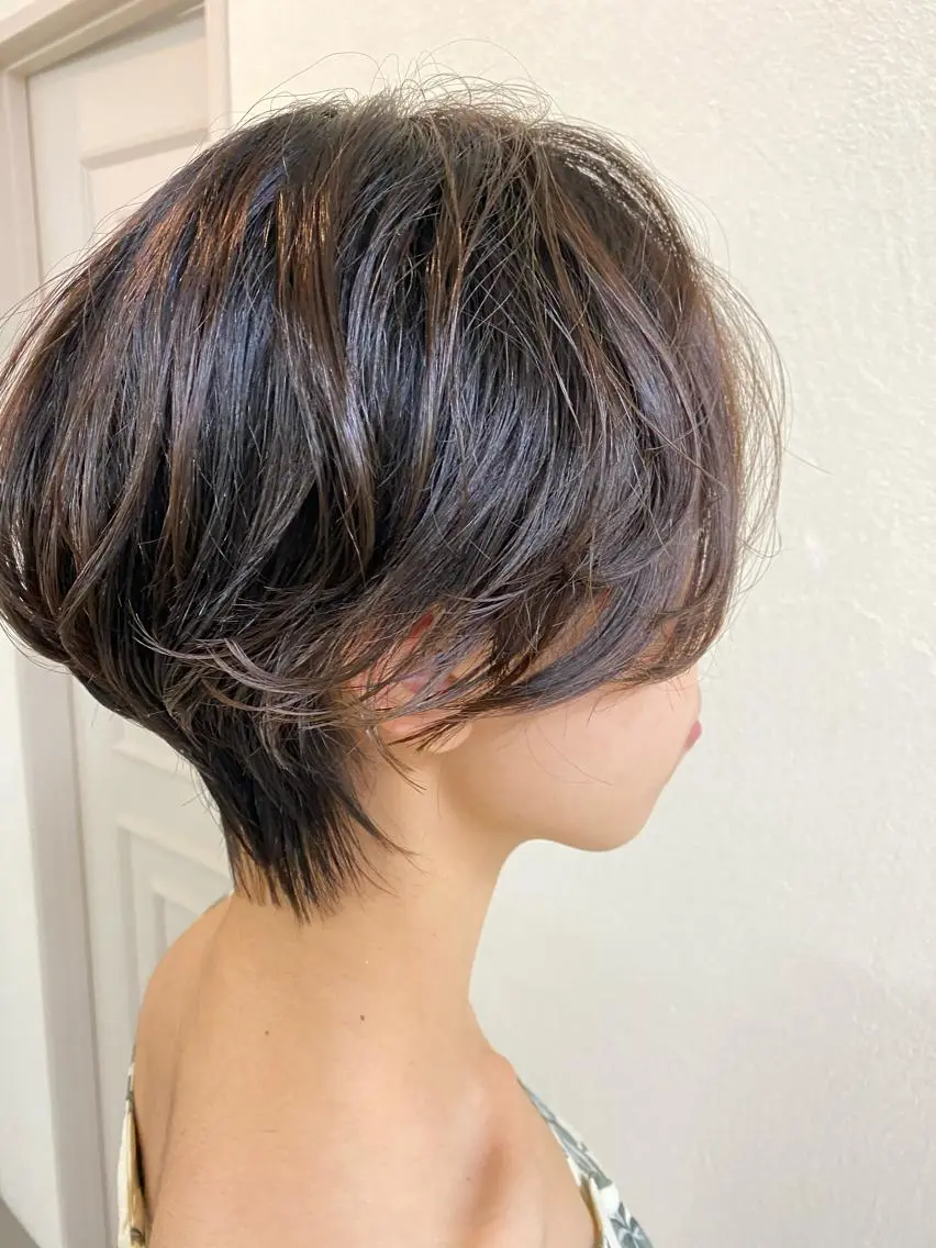ショート クドウ タイキのヘアスタイル