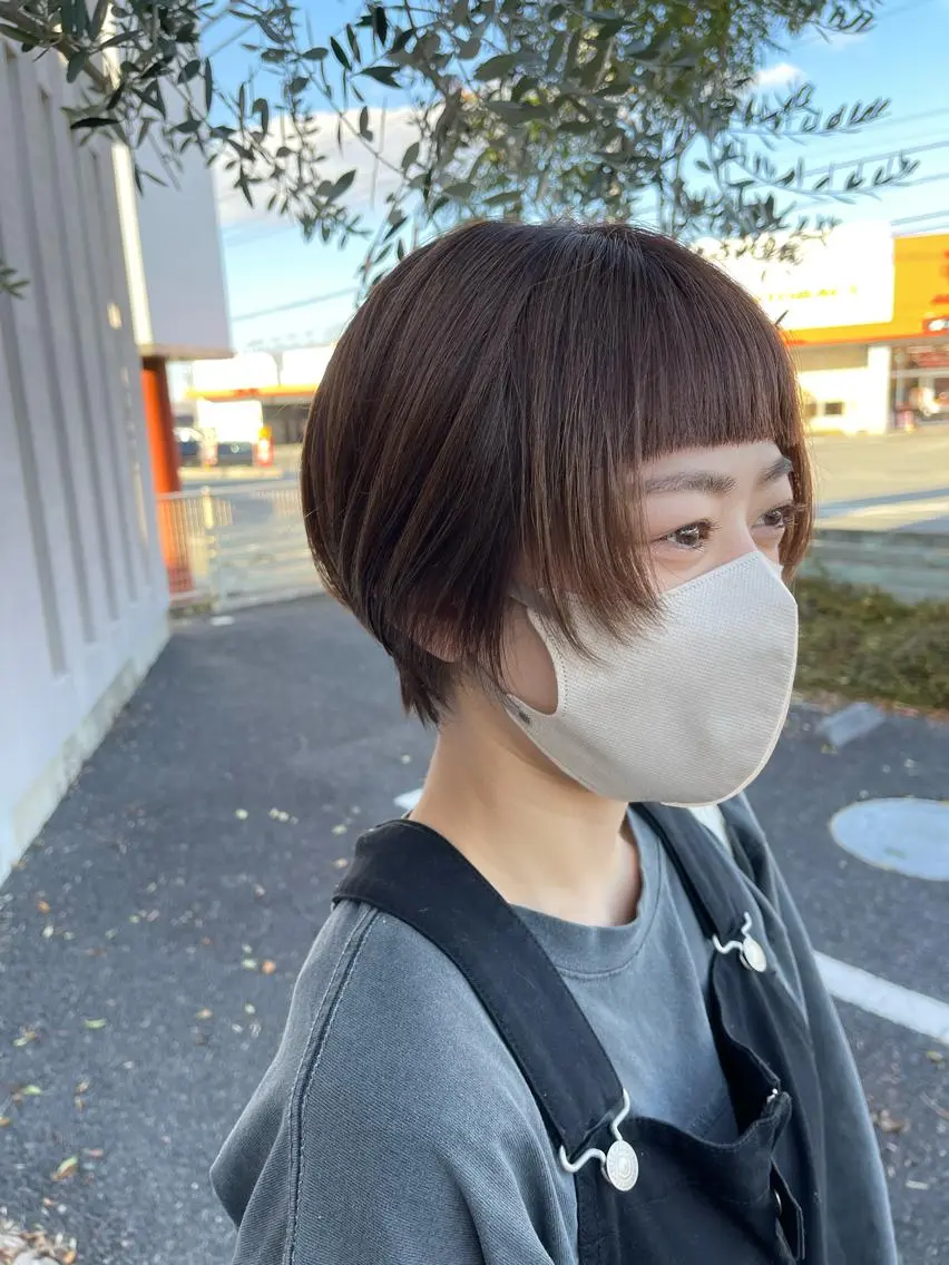 ショート 梶原 真帆のヘアスタイル