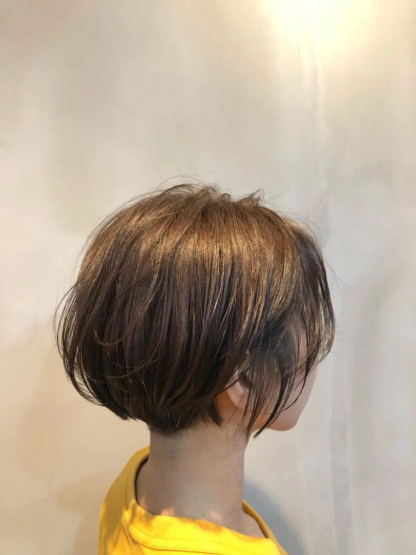 ショート カラー アッシュ ミント ショートヘア Sail 【セイル】のヘアスタイル
