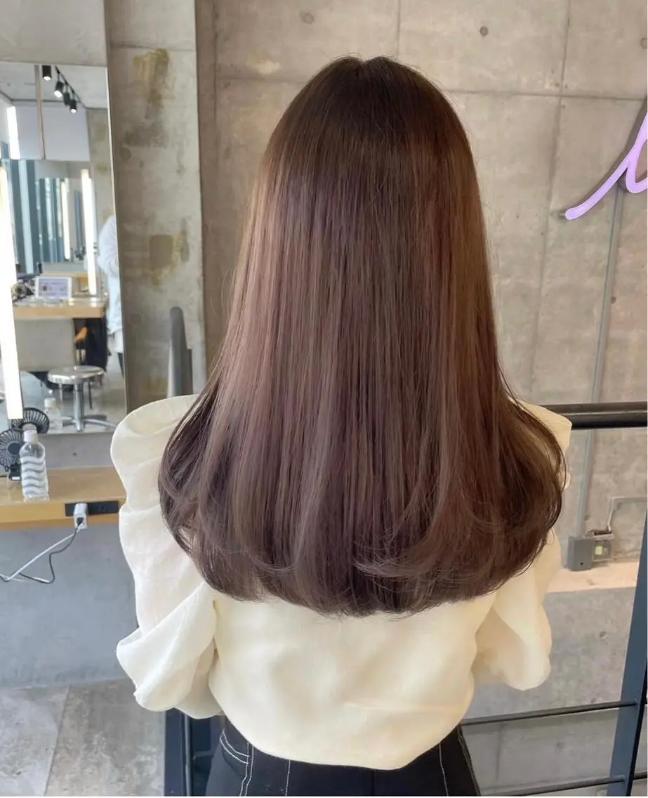 セミロング パーマ セミロングパーマ 小林 叶佳のヘアスタイル