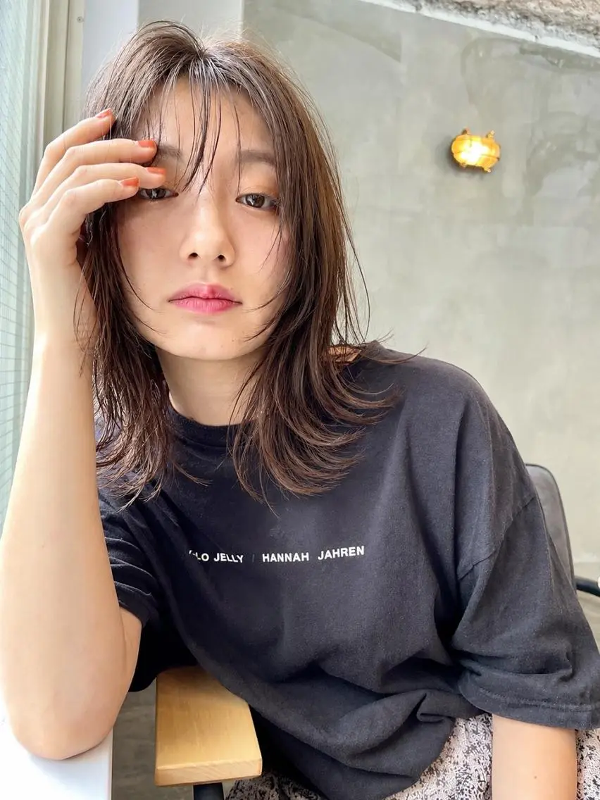 カラー ブラウンカラー 透明感カラー カット ヘアカラー LoRE hairのヘアスタイル