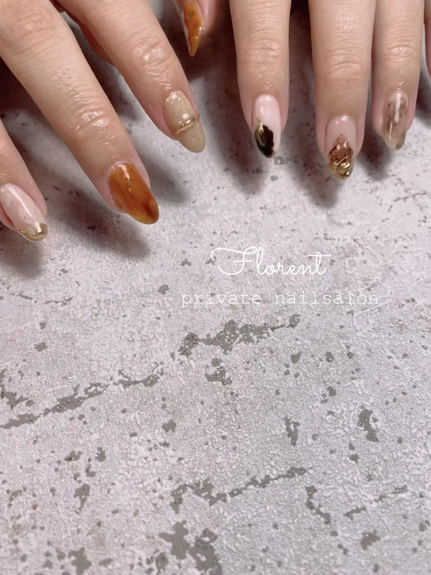 ネイル ハンドネイル florent nailのネイルデザイン