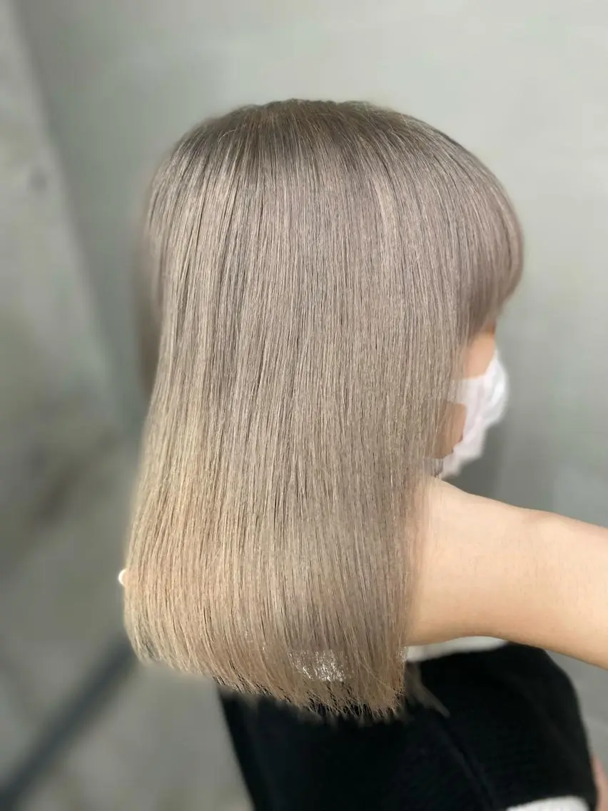 ショート カラー ヘアカラー レイヤー/柔色 カラー/SAkiのヘアスタイル