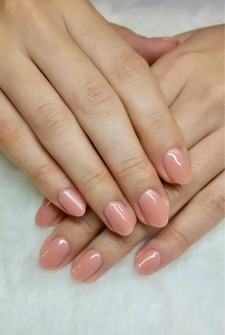 ネイル ピンク ピンクベージュ Nail lieNのネイルデザイン