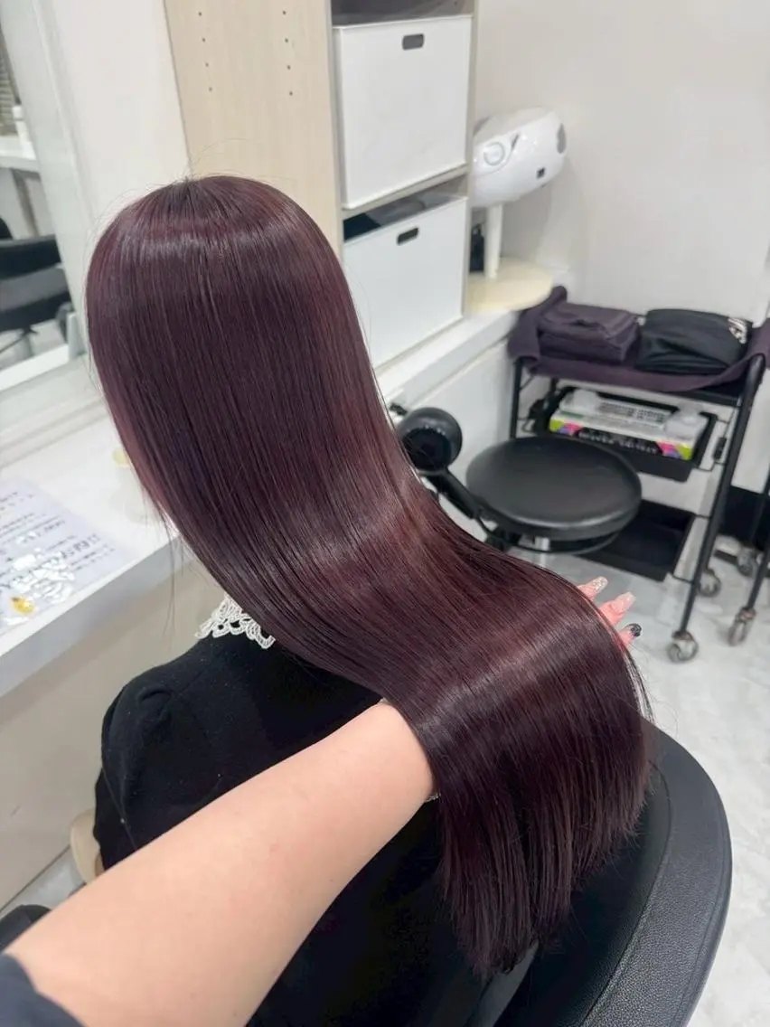 カラー 秋の愛されカラー🤎 深みブラウン/福岡のヘアスタイル