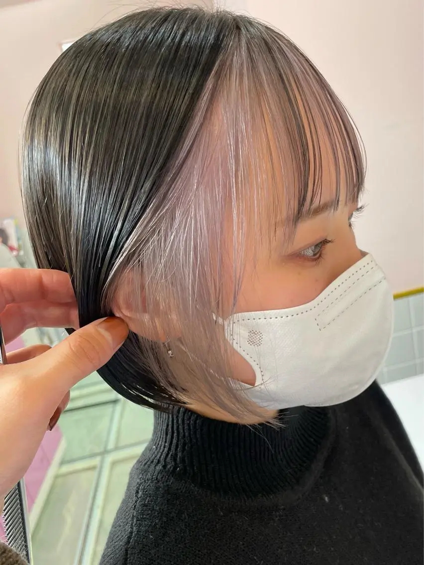 セミロング カラー ヘアカラー トリートメント ヘアセット 🫧tatsuki 🫧“lot 横浜“のヘアスタイル